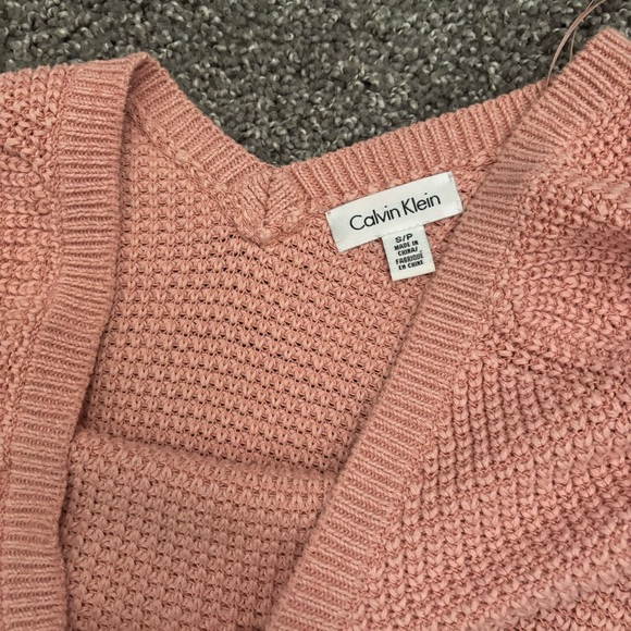 Calvin Klein Coral Knit Sweater - Picture 3 of 3